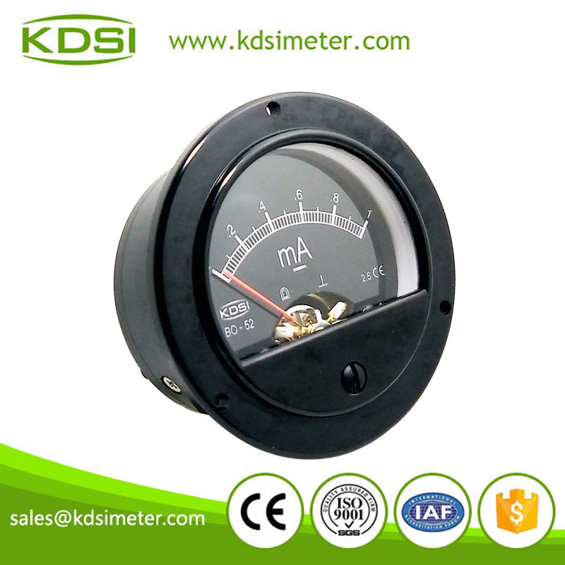 指针式直流毫安电流表BO-52 DC1mA背光表-2