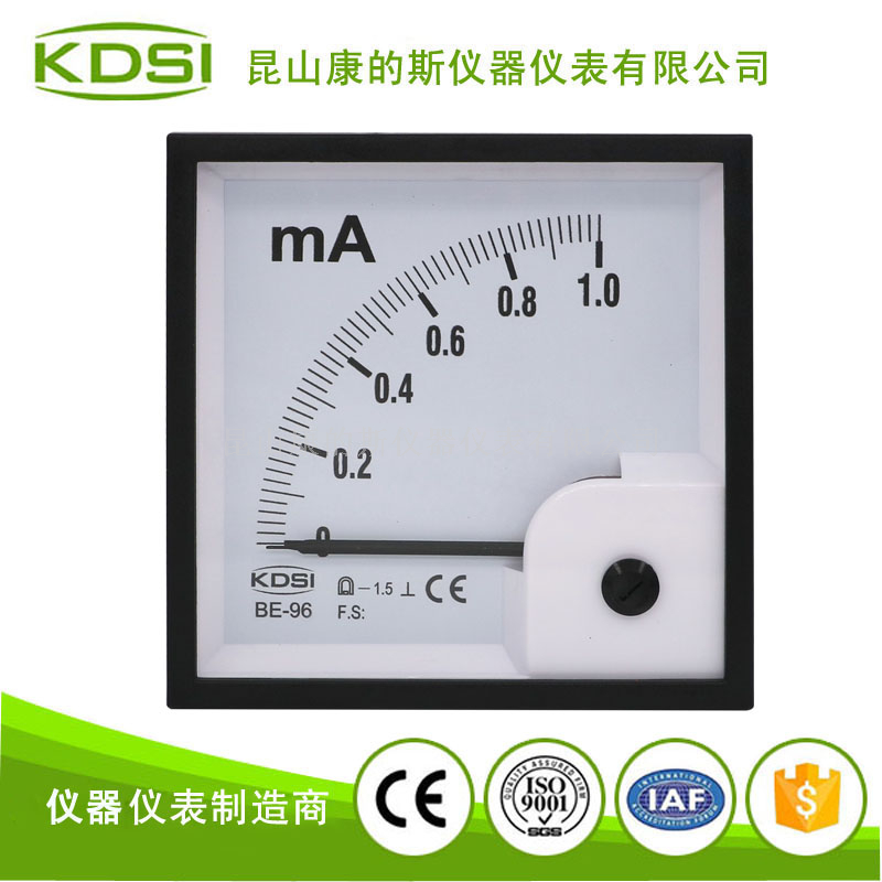 指针式直流电流表BE-96 DC1mA-1