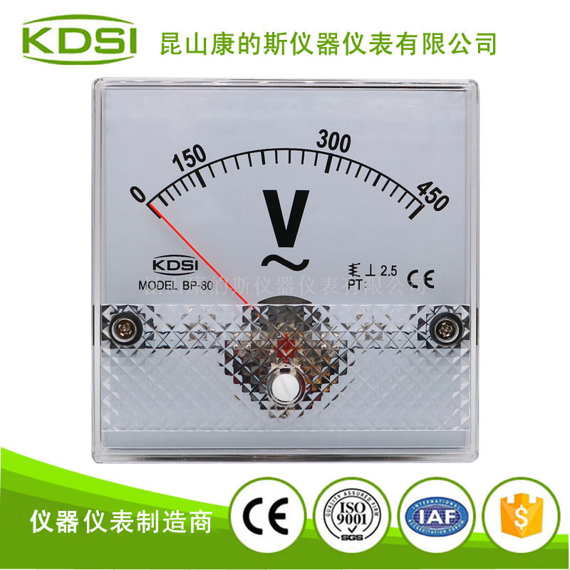 指针式单相电压测量表头BP-80 AC450V 