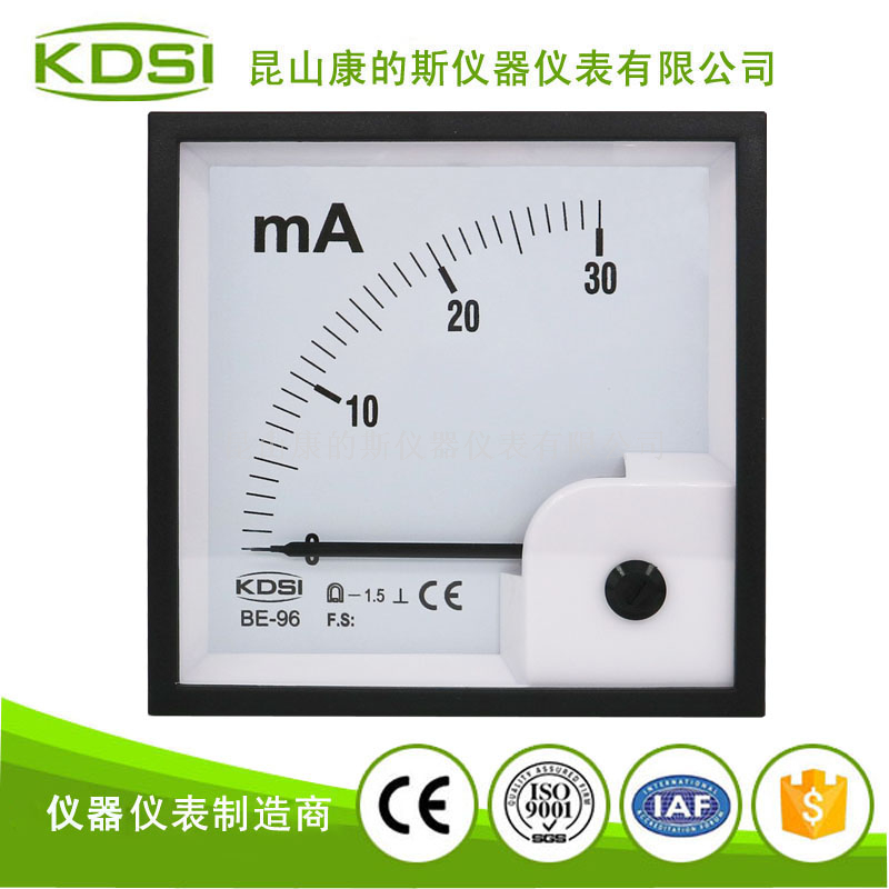 指针式直流电流表BE-96 DC30mA-1