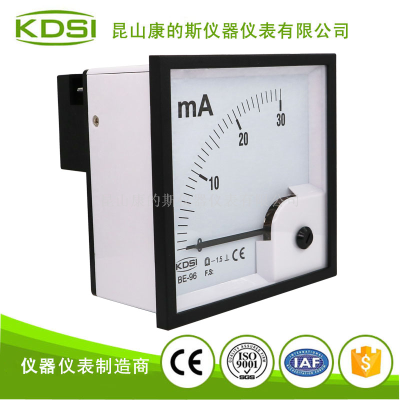 指针式直流电流表BE-96 DC30mA-2