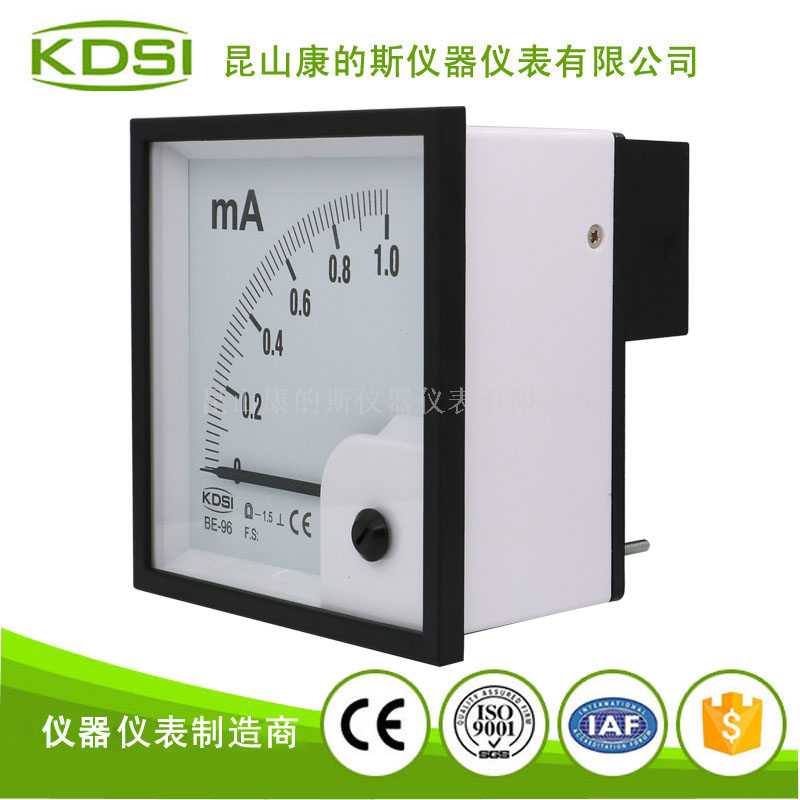 指针式直流电流表BE-96 DC1mA-3