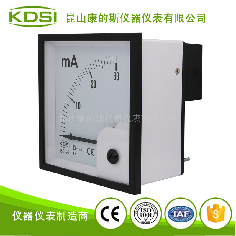指针式直流电流表BE-96 DC30mA-3