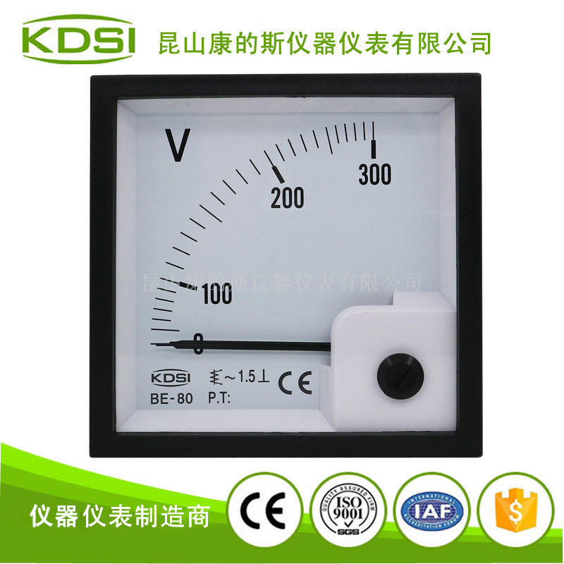 指针式交流电压测量电表头BE-80 AC300V