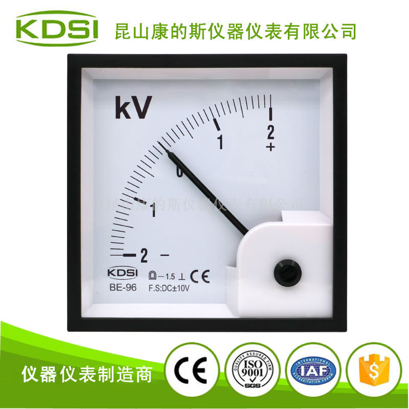 指针式直流正负电压表BE-96 DC+-10V+-2kV