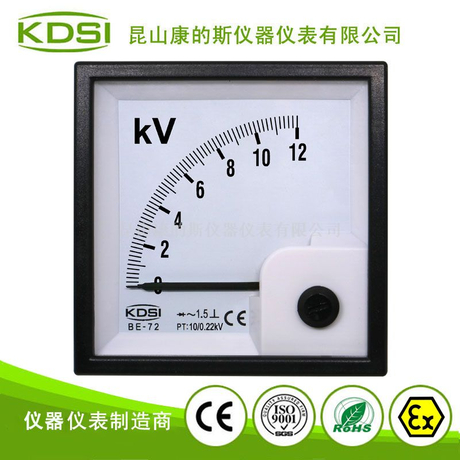 bg视讯厅电压表BE-72 AC12kV 10/0.22kV 整流式