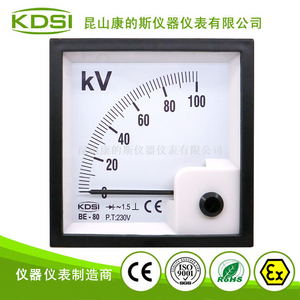 指针式交流电压表BE-80 AC100kV/230V整流式