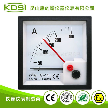 指針式交流電流表BE-80 AC200/5A 帶紅針