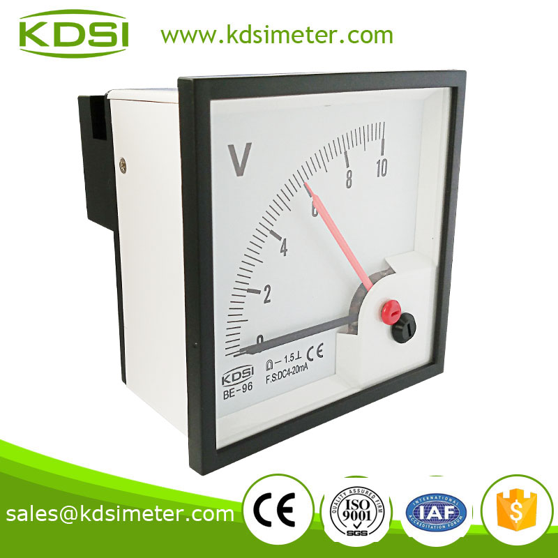 双指针直流电流电压表 BE-96 DC4-20mA 10V-1