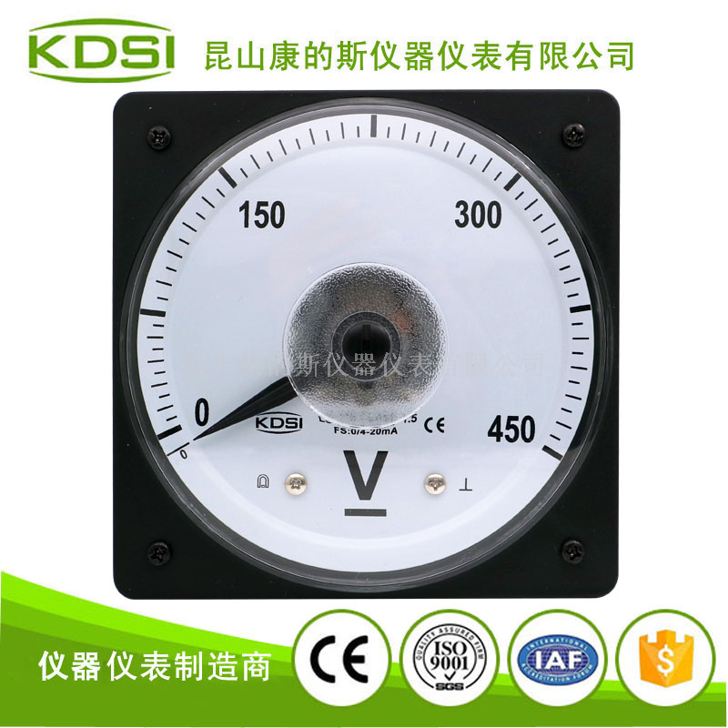 指针式直流电压表LS-110 DC4-20mA 450V