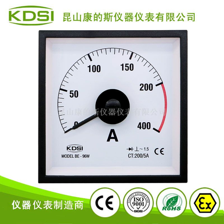 240度廣角度船用指針電流表BE-96W AC200/5A 雙倍過載