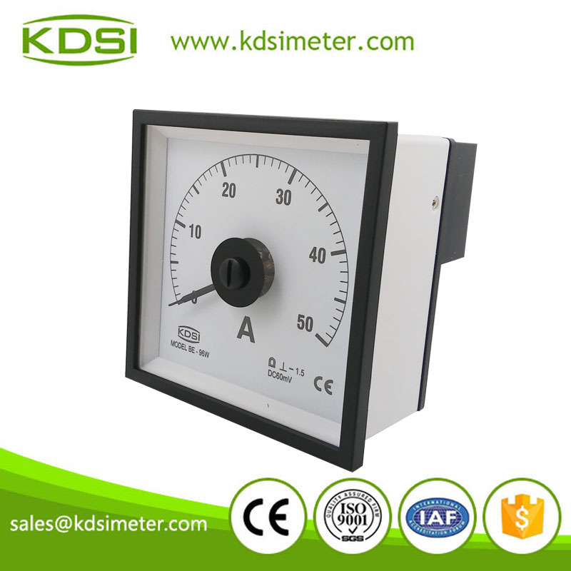 指针式直流电流表BE-96W DC60mV50A-3