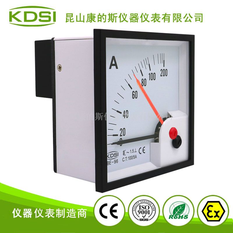 指针式交流电流表BE-96 AC100-5A双针-1