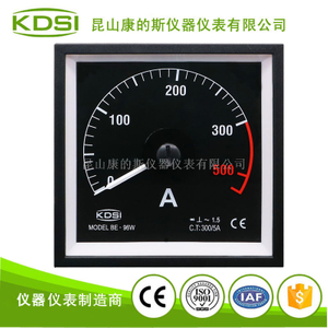 指針式廣角度交流電流表BE-96W AC300/5A 0-500