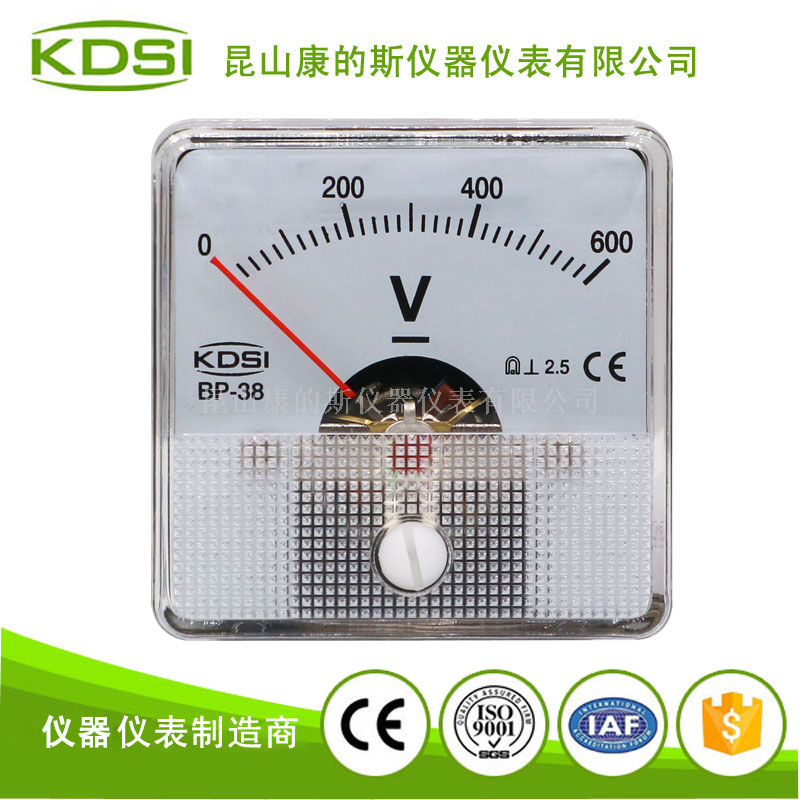 指針式直流電壓伏特表BP-38 DC600V