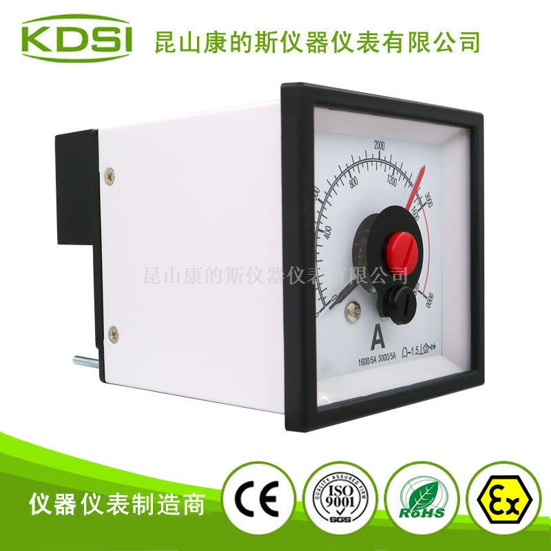 KDSI广角度双指针电表BE-72W AC1600/3000/5A 3倍