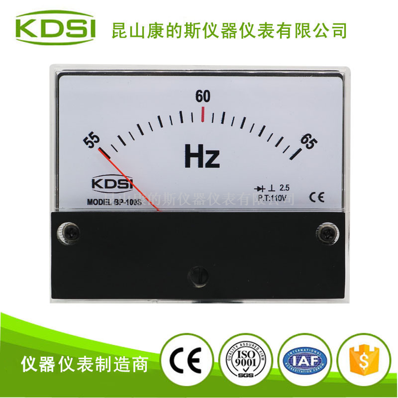 指针式频率表BP-100S 55-65Hz 110V-1