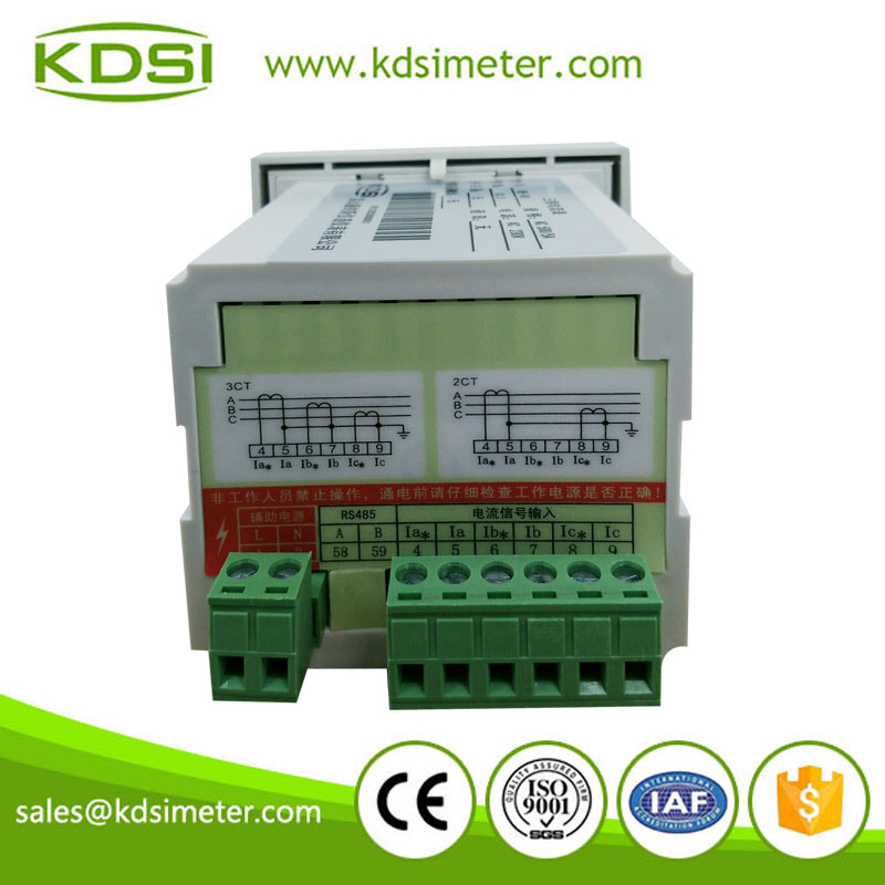 BE-80三相电压电流表背面