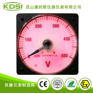 指针式直流电压表LS-110 DC500V红光24V