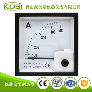 KDSI指针式交流电流表BE-80 AC500/1A单倍