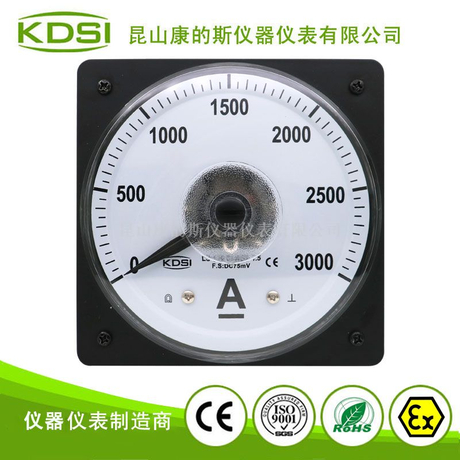 bg视讯厅圆形开孔船用表LS-110 DC75mV 3000A