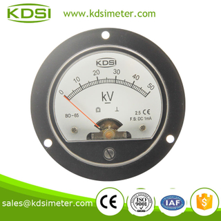 指针式直流电流表电压表 B0-65 DC1mA 50KV