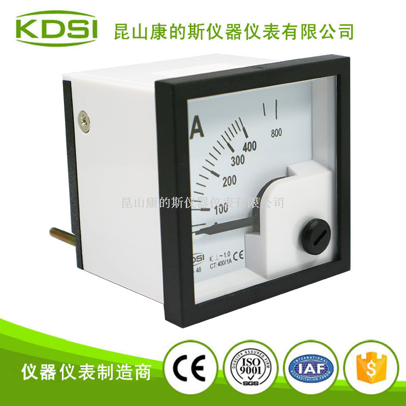 指针式配电柜电流表BE-48 AC400-1A 1.0级-2