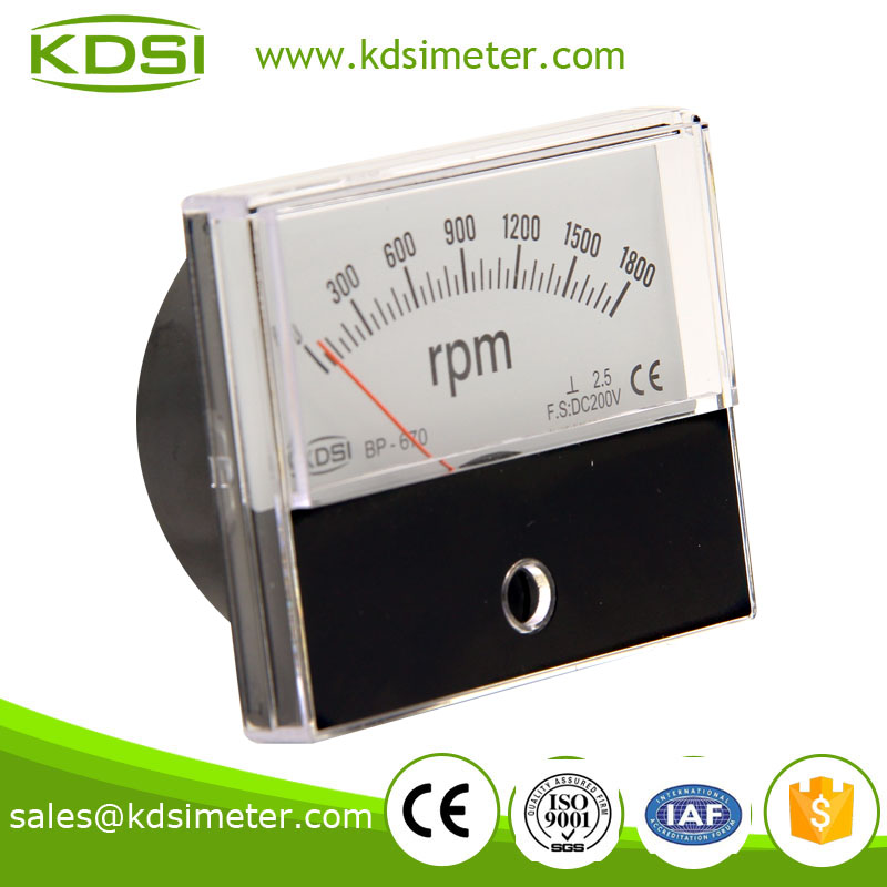 指针式直流必一·运动(BSports)官方网站
转速表 BP-670 DC200V 1800RPM-1