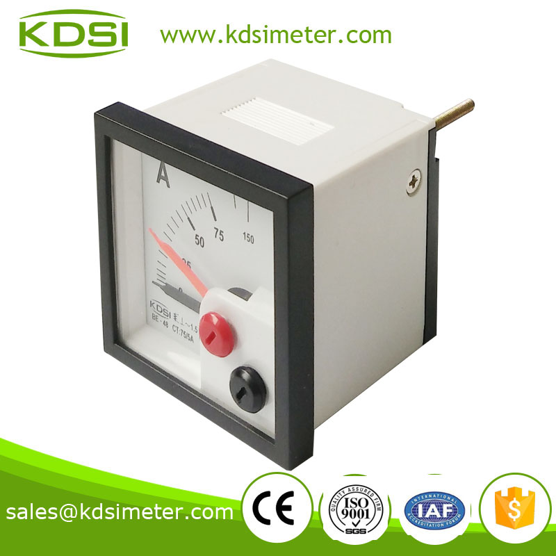 双指针 指针式交流电流表 BE-48 AC75-5A-2