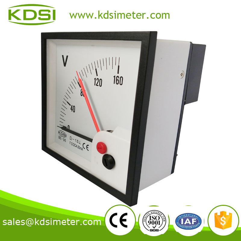 双指针直流电流电压表 BE-96 DC4-20mA 160V-1